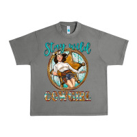 Tornado Western Stay Wild Cowgirl Urban Heavy Tee - BundleAndBundleShop