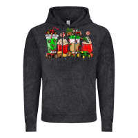 Vintage Black Christmas tractor coffee cup Vintage Hoodie - NancyCooperArtShop