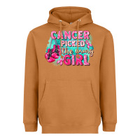 Meerkat Cancer picked the wrong girl Breast Cancer Heavyweight Hoodie - FaDigitalArtStudio