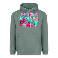 Sage Cancer picked the wrong girl Breast Cancer Heavyweight Hoodie - FaDigitalArtStudio