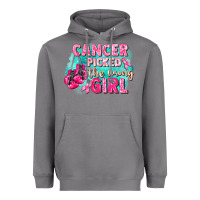 Storm Cancer picked the wrong girl Breast Cancer Heavyweight Hoodie - FaDigitalArtStudio