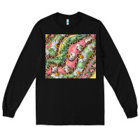 Black Easter Quail Egg And Daisy Long Sleeve Tee - RanaPortraitStore