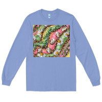 Colony Blue Easter Quail Egg And Daisy Long Sleeve Tee - RanaPortraitStore
