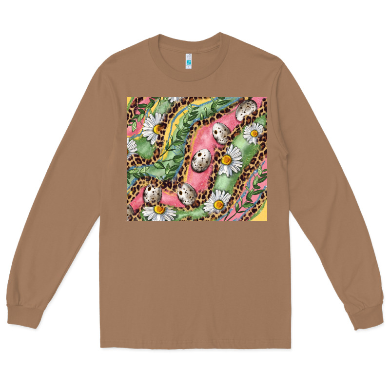 Easter Quail Egg And Daisy Long Sleeve Tee by RanaPortraitStore | Teevron
