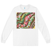 White Easter Quail Egg And Daisy Long Sleeve Tee - RanaPortraitStore