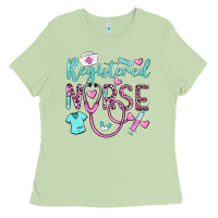 Matcha registered nurse rn Ladies Tee - BarkalooDesign