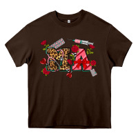 Chocolate Brown valentines day ma Heavy Core Tee - NancyCooperArtShop
