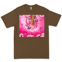 Cacao Breast Cancer diva Premium Tee - NancyCooperArtShop