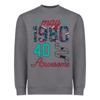 Storm Made In May 1980 40 Years Of Being Awesome Heavyweight Sweatshirt - Bettercallsaul