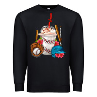 Black Baseball Frappe Coffee Premium Sweatshirt - FaDigitalArtStudio
