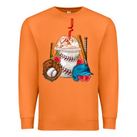 Carrot Baseball Frappe Coffee Premium Sweatshirt - FaDigitalArtStudio