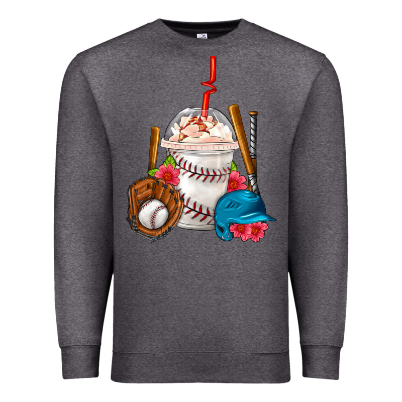 Baseball Frappe Coffee Premium Sweatshirt by FaDigitalArtStudio | Teevron