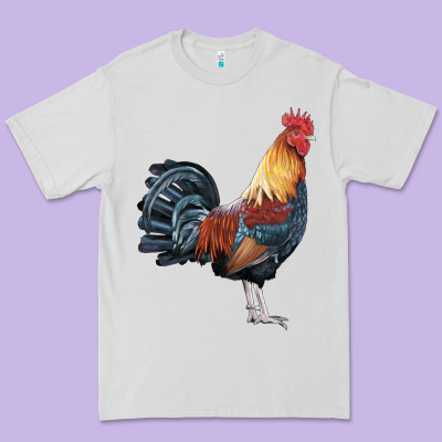 New Hampshire Red Rooster Premium Tee Designed By Lillyallendesigns