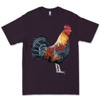 Plum New Hampshire Red Rooster Premium Tee - LillyAllenDesigns