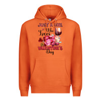 Carrot just a girl who loves valentine's day Premium Hoodie - OliviaCreatesArt