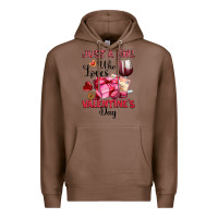 Chestnut just a girl who loves valentine's day Premium Hoodie - OliviaCreatesArt