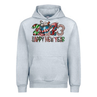 Heather Grey 2023 Happy New Year Urban Hoodie - CowhideDigitalArt