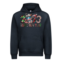 Navy 2023 Happy New Year Urban Hoodie - CowhideDigitalArt