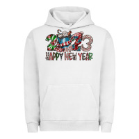 Pigment Lunar Rock 2023 Happy New Year Urban Hoodie - CowhideDigitalArt