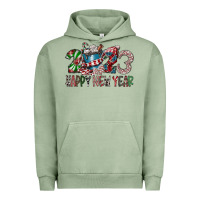 Pigment Oil Green 2023 Happy New Year Urban Hoodie - CowhideDigitalArt