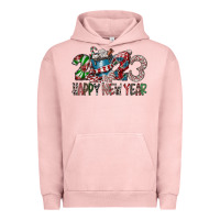 Pigment Salmon 2023 Happy New Year Urban Hoodie - CowhideDigitalArt