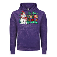 Cloud Purple tis the season to sparkle snowman Vintage Hoodie - MaliasSmallBusiness