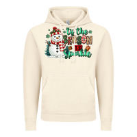 Vintage Artic tis the season to sparkle snowman Vintage Hoodie - MaliasSmallBusiness
