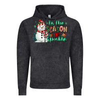 Vintage Black tis the season to sparkle snowman Vintage Hoodie - MaliasSmallBusiness