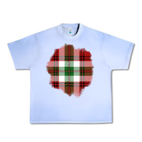 Grape Ice Christmas Tartan Patch Urban Heavy Tee - BundleAndBundleShop
