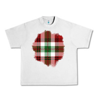 Lunar Rock Christmas Tartan Patch Urban Heavy Tee - BundleAndBundleShop
