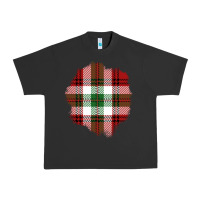 Christmas Tartan Patch Urban Heavy Tee | Teevron