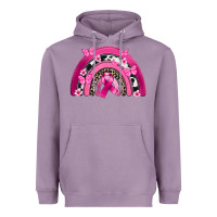 Lavender Breast Cancer rainbow Heavyweight Hoodie - FaDigitalArtStudio