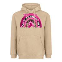 Mushroom Breast Cancer rainbow Heavyweight Hoodie - FaDigitalArtStudio