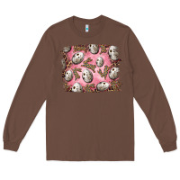 Chestnut Easter Quail Eggs And Leopard Bunny Long Sleeve Tee - RanaPortraitStore