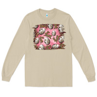 Mushroom Easter Quail Eggs And Leopard Bunny Long Sleeve Tee - RanaPortraitStore