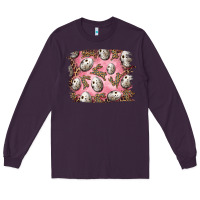 Easter Quail Eggs And Leopard Bunny Long Sleeve Tee | Teevron