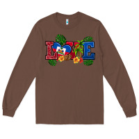 Chestnut love haitian republic Long Sleeve Tee - RanaPortraitStore