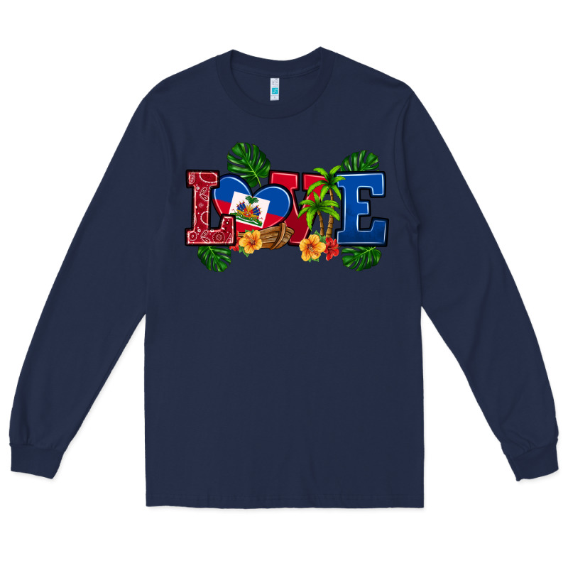 Love Haitian Republic Long Sleeve Tee by RanaPortraitStore | Teevron