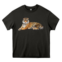 Asphalt Tiger Heavy Core Tee - LillyAllenDesigns