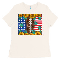 Bone American football and america Ladies Tee - NancyCooperArtShop