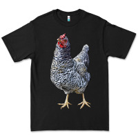 Black Dominique Chicken Premium Tee - LillyAllenDesigns