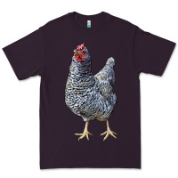 Plum Dominique Chicken Premium Tee - LillyAllenDesigns