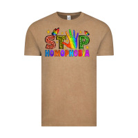 Vintage Coffee Western Stop Homophobia Vintage Tee - BundleAndBundleShop