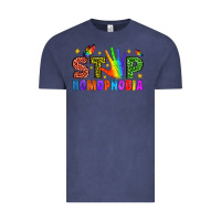 Vintage Denim Western Stop Homophobia Vintage Tee - BundleAndBundleShop