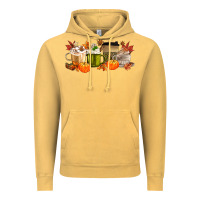 Vintage Mustard pumpkin spice Vintage Hoodie - MaliasSmallBusiness