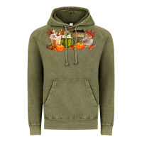 Vintage Olive pumpkin spice Vintage Hoodie - MaliasSmallBusiness