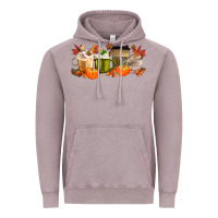 Vintage Zinc pumpkin spice Vintage Hoodie - MaliasSmallBusiness