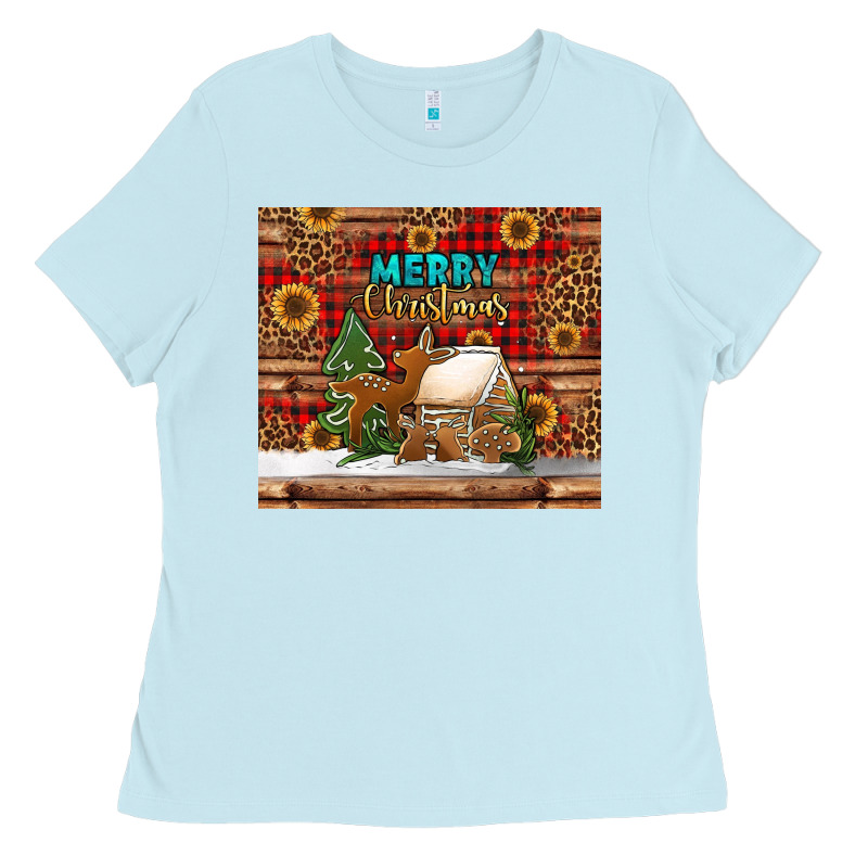 Merry Christmas Cookies Buffalo Plaid Ladies Tee by Jasminsmagicworld | Teevron