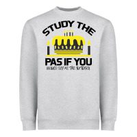 Heather Grey Study the past if you would define the future shi Heavyweight Sweatshirt - Bettercallsaul