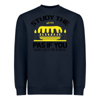 Navy Study the past if you would define the future shi Heavyweight Sweatshirt - Bettercallsaul